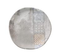 H&h set 12 piatti frutta malaga in stoneware decorato cm 20