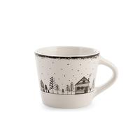 H&H Set 12 Tazze T Winter House In New Bone China Cc 280