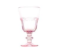 H&H Set 4 calici in vetro Flamingo Rosa cl18
