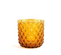 H&h set 6 bicchieri murano ambra cl 30