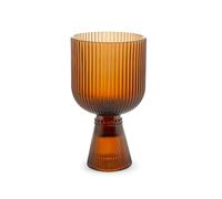 H&h set 6 calici peony amber cl27