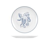 H&H Set 6 Piatti Piani Ocean Cm27