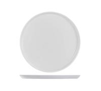 H&h set 6 piatti pizza stoneware bianco cm33