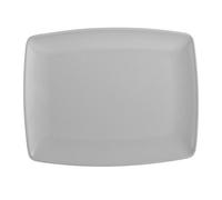 H&H Set 6 Piatti rettangolari Boston Grigio cm 25x15