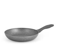 H&H Stone Poêle à Frire antiadhésive avec Fond à Induction, Pierre, Gris, 20 cm