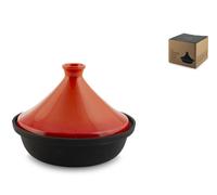 H&H Tajine En Fonte Émaillée Avec Un Couvercle En Céramique 2 Lt