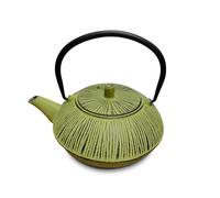 H&H Théière En Fonte Émaillée Vert Foncé Lt. 0,8
