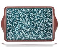 H&H vassoio Grace in melamina decoro Verde cm 46,5x29,5