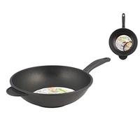 H&H Wok Fus Antiadhésif Granchef 1 Poignée Bak 28 cm Préparation Cuisine