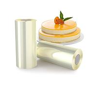 H HOMEWINS **Offre SPÉCIALE** Lot de 2 10CM Rhodoïd Colliers à Gâteau Rouleau Ruban Bord en Film Cercle de Pâtisserie Transparent Feuille pour Mousse Cheesecake Entremets Bavarois