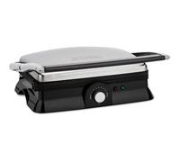 H.Koenig Plancha Électrique GR20 Inox Grande Surface de Cuisson Hauteur et Température Réglables Grill Multifonction