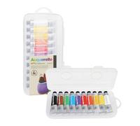 Primo Peinture aquarelle Morocolor Acquerello en tube aluminium 18 ml 10 couleurs assorties