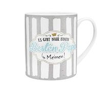 H:) PPY life 45761 Tasse XL, pour le meilleur papa, porcelaine, 60 vec boîte cadeau, bleue