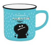 H:PPY life 74753 Tasse à expresso, motif inhalation, en porcelaine, 10 vec bande cadeau, cadeau pour amis, anniversaire