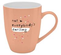 H:)PPY life Tasse avec motif imprimé « not everybody's darling », avec banderole