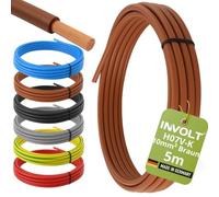INVOLT H07V-K 10mm² Câble Monoconducteur 3m-100m Couleur au Choix PVC