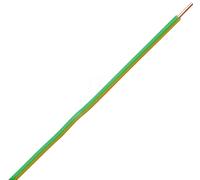 H07VU 1,5-50 GG - Fil de commutateur / de commande de 50 m, 1 x 1,5 mm², jaune-ver