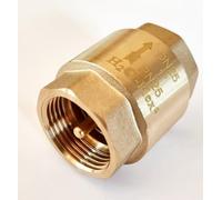 H2O-Flex® DN20 Clapet anti-retour 3/4" entièrement en laiton, jusqu'à 90°C, 25bar longueur courte