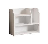 H8Q4D7N5G9 Bibliothèque Bibliothèque de Bureau à 3 Niveaux densité, étagère Rangement comptoir multifonctionnelle Minimaliste for la Maison