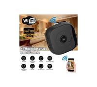 H9 mini caméra de sécurité extérieure 1080p surveillance caméra WiFi noir