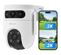 H9C 2K+2K Caméra Surveillance Wifi Extérieure À Double Objectif, 360° Ptz Camera, Suivi Auto, Détection De Forme Humaine/Véh[CE115]