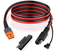 HAAMNING7 Câble connexion SAE vers XT60I Adaptateur prise panneau solaire vers connecteur XT60I-F Câble adaptateur femelle XT60i 12AWG pour générateur centrale électrique portable à panneau solaire