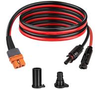 HAAMNING7 Câble XT60i vers solaire Adaptateur de panneau solaire 10AWG vers connecteur XT60i, câble d'extension femelle XT60i pour centrale électrique portable Générateur solaire(0.6m)