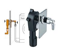 HAAS Oha appareils encastrés siphon 2074 DN 40/50, machine à laver, vidange, siphon
