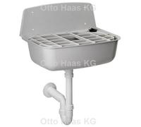 Haas lavabo mural - complet - granit Sanit LISA