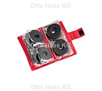 HAAS membranes HAAS 7800 25 pièces, pour réservoir, étui dépliable, format de poche, rouge