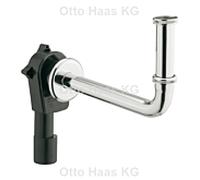 HAAS Oha siphon encastré peu encombrant 3000 encastré, lavabo, DN40/50
