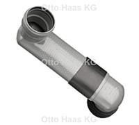 HAAS WC -Arc de saut, arc d'étage 3983 DN 90/110, horizontal, gaine thermorétractable