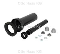 HAAS wall WC kit de raccordement 3600 DN 90/110, couvercle chromé , 300mm, WC