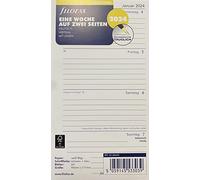 Haase-online Filofax Personal Semaine sur deux pages 2024