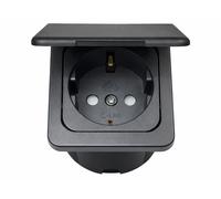 Haba prise murale + couvercle - Black