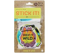 HABA Terra Kids Sticker - Set de 5 Autocollants avec Motifs Nature - Autocollants imperméables et résistants aux intempéries pour vélo, Casque et Gourde - 2013850001