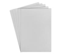 Habercrafts HC_BLOTTING_A2_300GSM_5 Lot de 5 feuilles de papier buvard A2 pour stylos à encre et huile 300 g/m² super absorbants Blanc