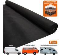 Habillage auto Tissu auto / Noir & 5 boîtes de colle multi-usages