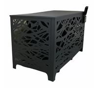 Habillage cache pompe à chaleur design - Taille L - 93 x 110 x 50 cm