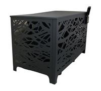 Habillage cache pompe à chaleur design - Taille S - 60 x 101 x 50 cm