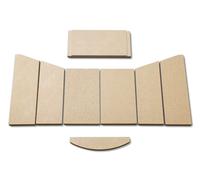 Habillage de foyer A pour poêles à cheminée Barolo de Hark plaques kit