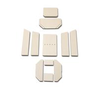Habillage de foyer A pour poêles à cheminée Kiruna 6 de Oranier plaques kit