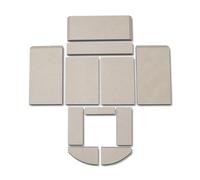 Habillage de foyer B pour poêles à cheminée Ariso de Skantherm plaques kit