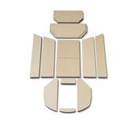 Habillage de foyer F pour poêles à cheminée Polar 8 de Oranier plaques kit