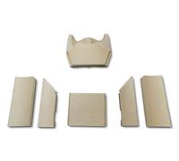 Habillage de foyer pour poêles à cheminée 520T Style de Contura plaques kit
