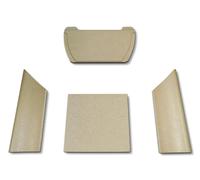 Habillage de foyer pour poêles à cheminée 655 de Contura plaques kit