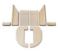 Habillage de foyer pour poêles à cheminée 9 de Aduro plaques kit