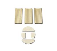 Habillage de foyer pour poêles à cheminée Faro Aqua de Justus plaques kit