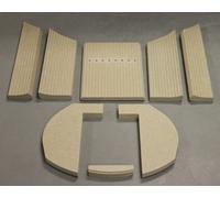 Habillage de foyer pour poêles à cheminée Polar Aqua V de Oranier plaques kit