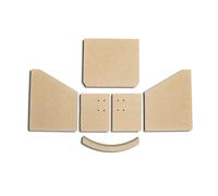 Habillage de foyer pour poêles à cheminée TT3 de Termatech plaques kit